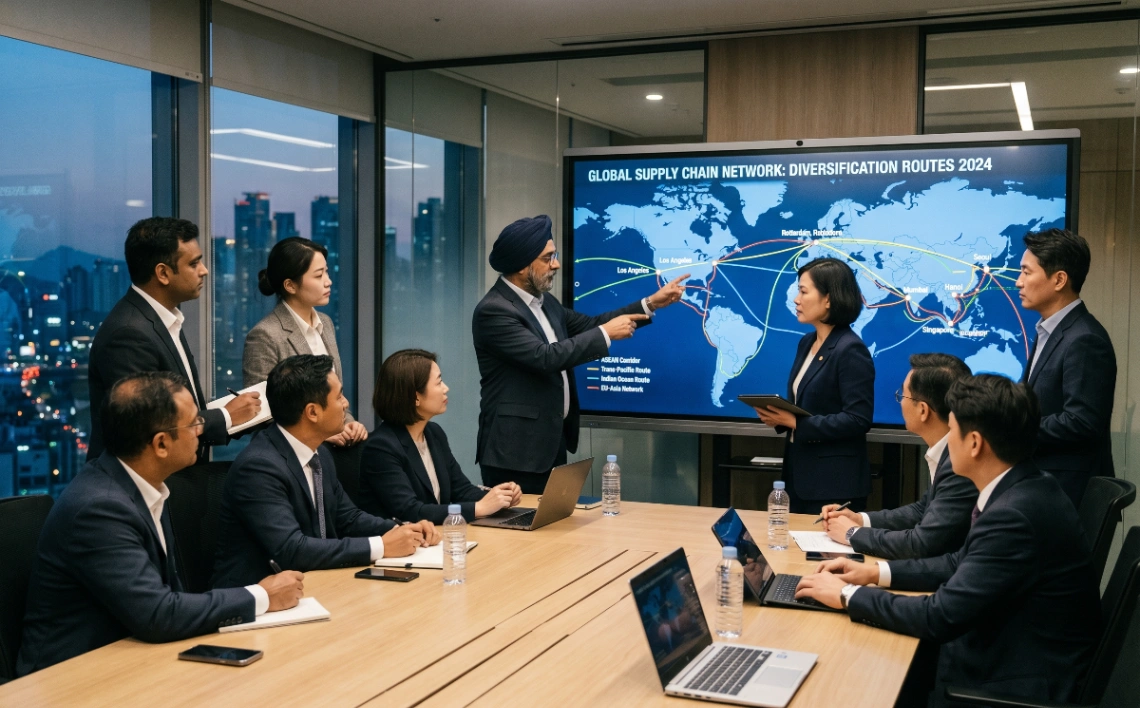 인도·베트남, 포스트 차이나 거점 부상: 공급망 다변화와 신흥 시장 주도권 - 심층 분석 경제 분석 썸네일